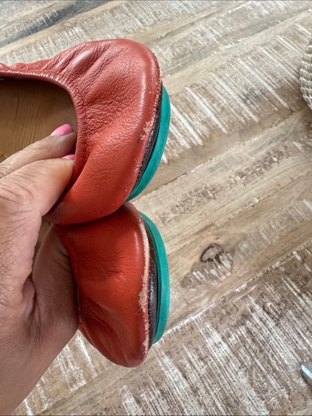 Tieks Leather Ballet Flats Size 7 - Picture 7 of 8